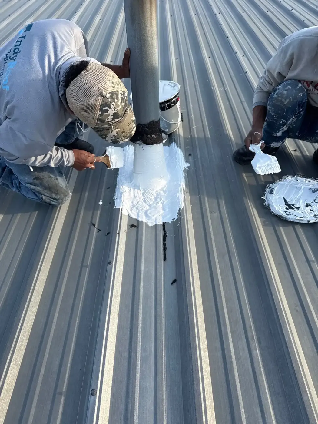 Commercial roof inspection documented in Carthage